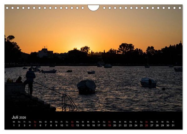 Produktbild: Korfu - Kerkira (Wandkalender 2026 DIN A4 quer), CALVENDO Monatskalender