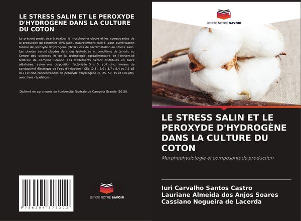 Produktbild: Le Stress Salin Et Le Peroxyde D'hydrog&egrave;ne Dans La Culture Du Coton