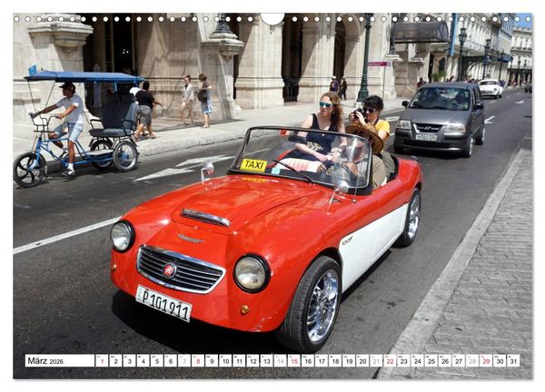 Produktbild: Englische Roadster - Oldtimer Schmuckst&uuml;cke der F&uuml;nfziger Jahre (Wandkalender 2026 DIN A3 quer), CALVENDO Monatskalender