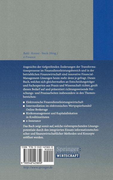 Produktbild: E-Finance