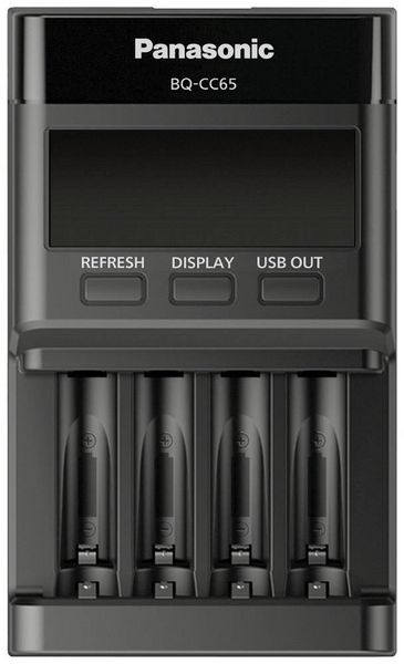 Produktbild: Panasonic BQ-CC65E Rundzellen-Ladeger&auml;t NiMH Micro (AAA), Mignon (AA)