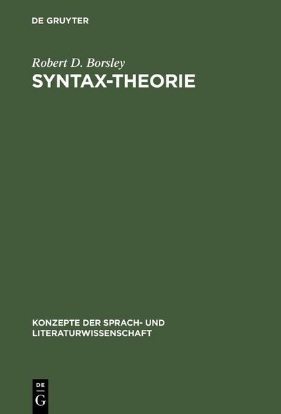 Produktbild: Syntax-Theorie
