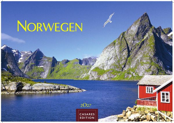 Produktbild: Norwegen Kalender 2027 &ndash; Wandkalender | Fotokalender Nordeuropa 24x35cm - Mit 12 atemberaubenden Norwegen-Fotografien, die die Sch&ouml;nheit der norwegischen Natur festhalten