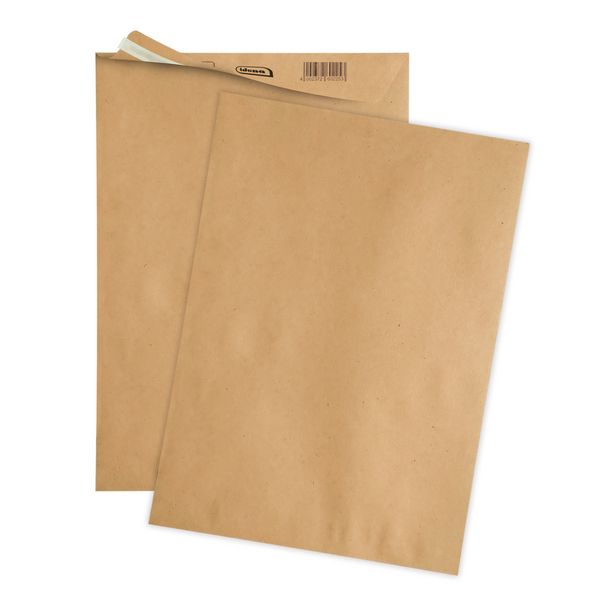 Produktbild: Idena Versandtaschen ohne Fenster haftklebend 90g/m&sup2; braun DIN C5 10 St&uuml;ck