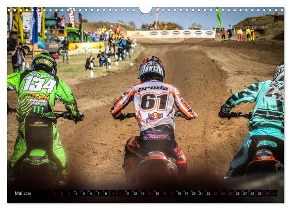 Produktbild: Motocross Racing 2026 (Wandkalender 2026 DIN A3 quer), CALVENDO Monatskalender