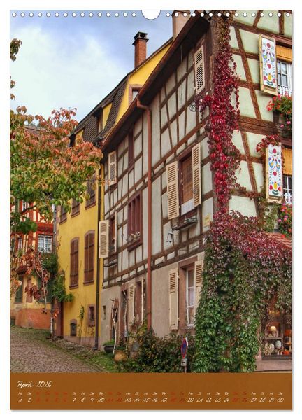 Produktbild: Reise durchs Elsass (Wandkalender 2026 DIN A3 hoch), CALVENDO Monatskalender