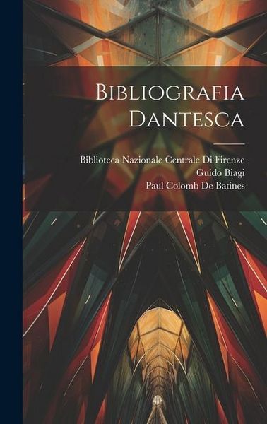 Produktbild: Bibliografia Dantesca