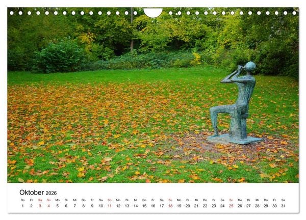 Produktbild: Wiesbaden Kunst in der &Ouml;ffentlichkeit (Wandkalender 2026 DIN A4 quer), CALVENDO Monatskalender