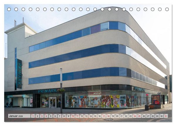 Produktbild: Bauhaus-Architektur im Ruhrgebiet (Tischkalender 2026 DIN A5 quer), CALVENDO Monatskalender
