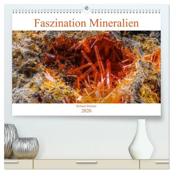 Produktbild: Faszination Mineralien (hochwertiger Premium Wandkalender 2026 DIN A2 quer), Kunstdruck in Hochglanz