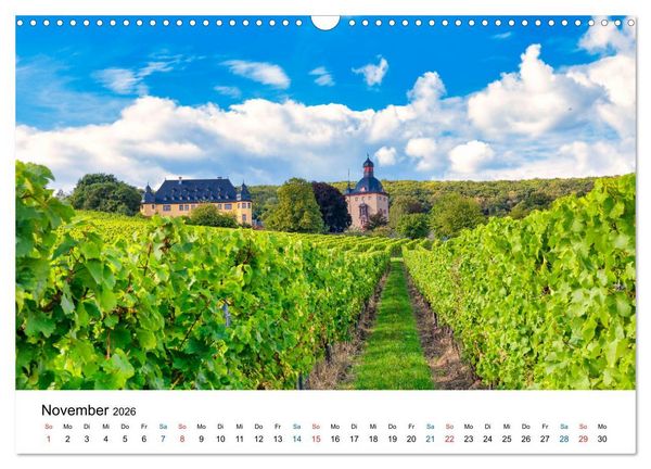 Produktbild: Rheingau - Rhein Riesling Kultur (Wandkalender 2026 DIN A3 quer), CALVENDO Monatskalender