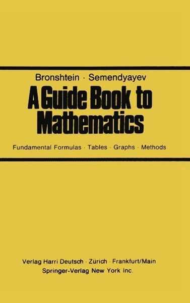 Produktbild: A Guide Book to Mathematics
