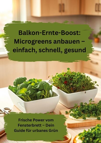 Produktbild: Balkon-Ernte-Boost: Microgreens anbauen - einfach, schnell, gesund