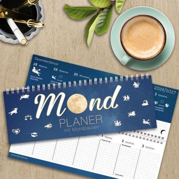 Produktbild: Tischquerkalender Mond 2027