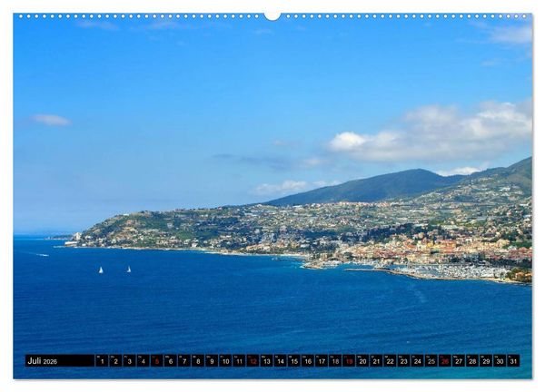 Produktbild: Riviera di Ponente (hochwertiger Premium Wandkalender 2026 DIN A2 quer), Kunstdruck in Hochglanz