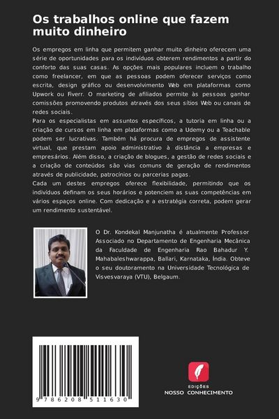 Produktbild: Os trabalhos online que fazem muito dinheiro