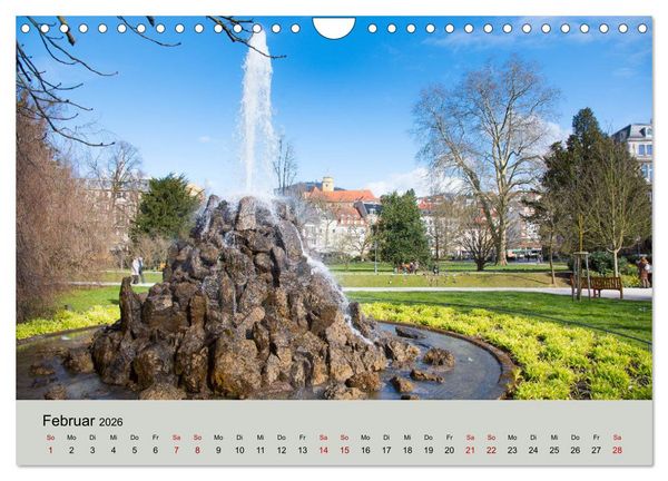 Produktbild: Kurpark Baden-Baden (Wandkalender 2026 DIN A4 quer), CALVENDO Monatskalender