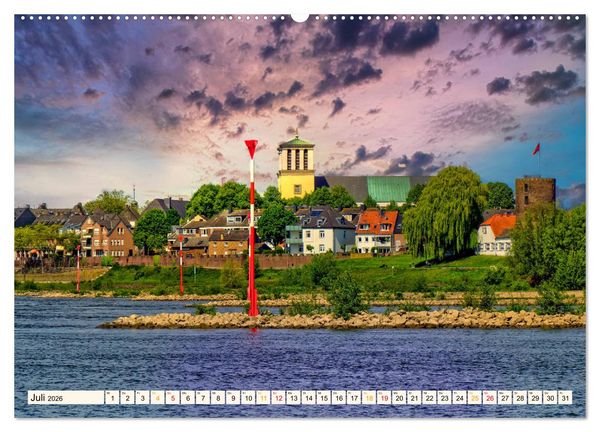 Produktbild: Reise durch Deutschland - Rees am Niederrhein (Wandkalender 2026 DIN A2 quer), CALVENDO Monatskalender