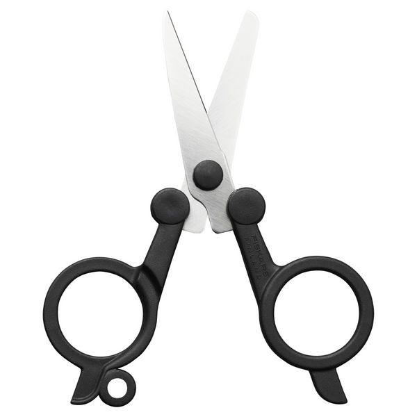 Produktbild: Fiskars ReNew Klappschere, klappbare Schere, Reiseschere, 11 cm
