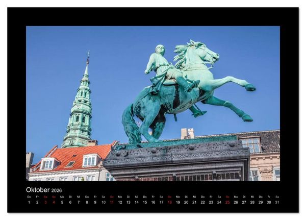 Produktbild: Kopenhagen (Tischkalender 2026 DIN A5 quer), CALVENDO Monatskalender