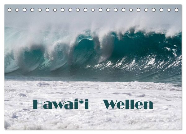 Produktbild: Hawai'i Wellen (Tischkalender 2026 DIN A5 quer), CALVENDO Monatskalender