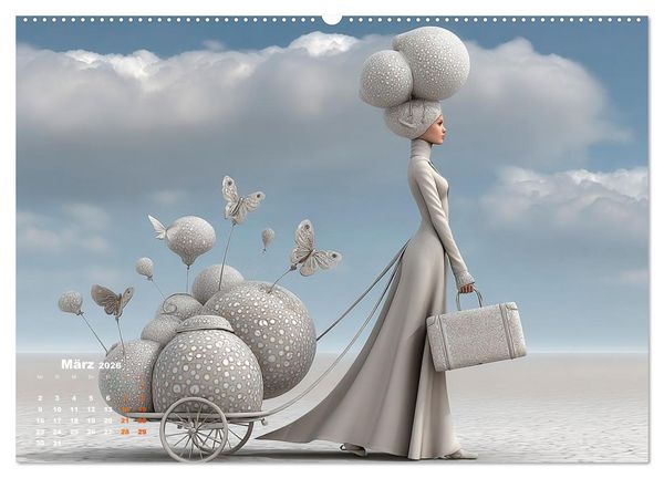 Produktbild: Zwischen Himmel und Gep&auml;ck (Wandkalender 2026 DIN A2 quer), CALVENDO Monatskalender