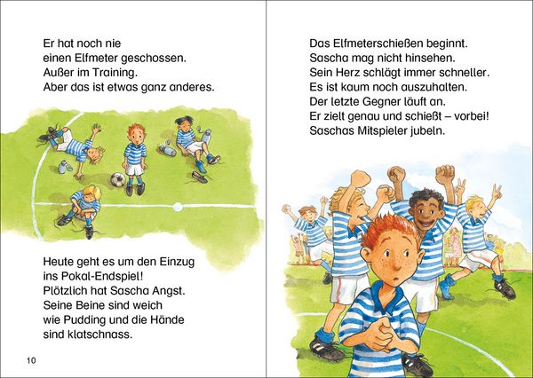 Produktbild: Lesel&ouml;wen - Das Original - 7-Minuten-Geschichten zum Lesenlernen - Fu&szlig;ball, Tore, Meistertr&auml;ume