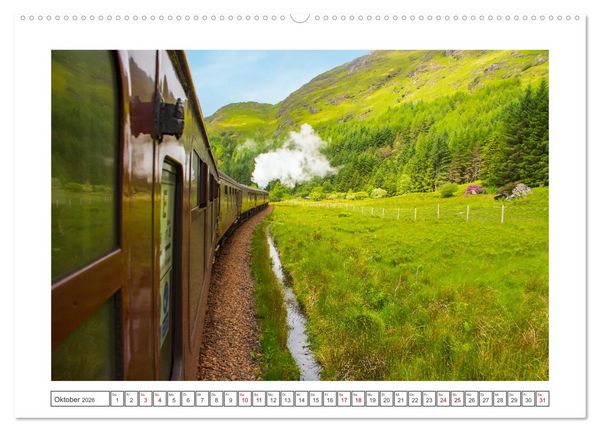 Produktbild: Schottland - eine Rundreise (Wandkalender 2026 DIN A2 quer), CALVENDO Monatskalender