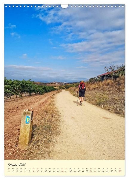 Produktbild: Buen Camino - Auf dem Jakobsweg - Camino Franc&eacute;s (Wandkalender 2026 DIN A3 hoch), CALVENDO Monatskalender