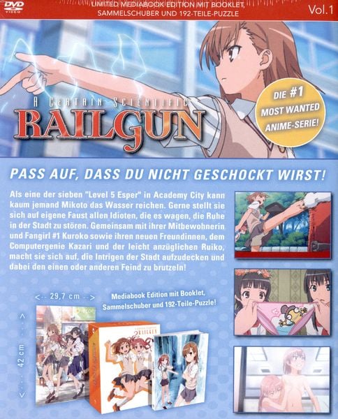 Produktbild: A Certain Scientific Railgun Vol.1 - Mediabook Edition