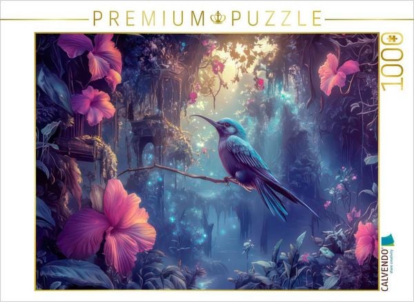 Produktbild: CALVENDO Puzzle Jugendstil trifft auf die Welt der M&auml;rchen | 1000 Teile Lege-Gr&ouml;&szlig;e 64x48cm Foto-Puzzle f&uuml;r gl&uuml;ckliche Stunden