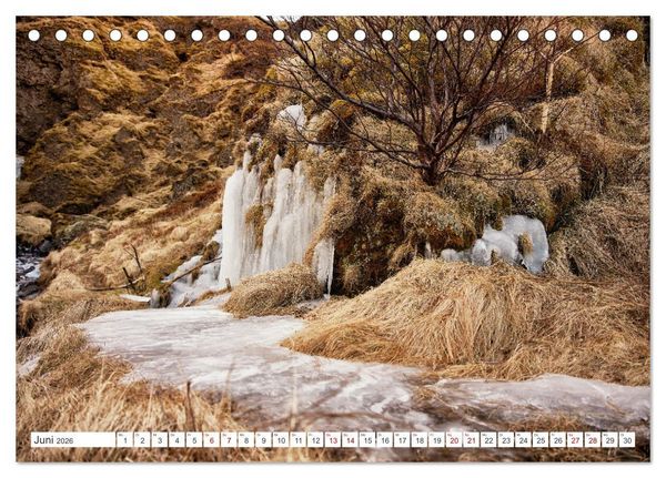 Produktbild: Island - faszinierende Landschaften im S&uuml;den (Tischkalender 2026 DIN A5 quer), CALVENDO Monatskalender