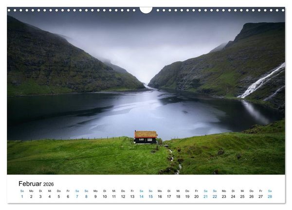 Produktbild: F&auml;r&ouml;er - Archipel im Nordmeer (Wandkalender 2026 DIN A3 quer), CALVENDO Monatskalender