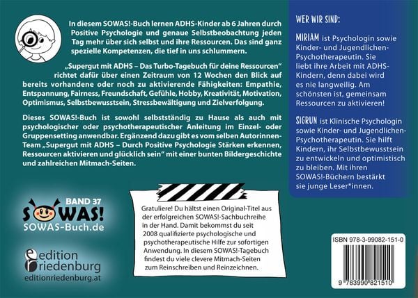 Produktbild: Supergut mit ADHS - Das Turbo-Tagebuch für deine Ressourcen