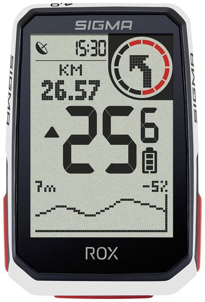 Sigma ROX 4.0 Fahrrad-Navi Fahrrad GPS, GLONASS, spritzwassergeschützt
