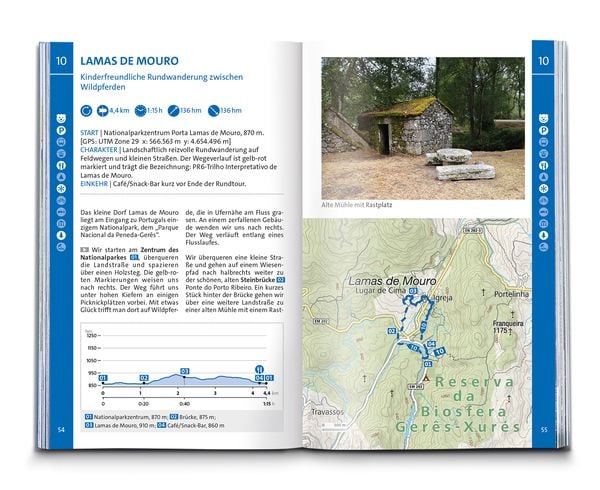 Produktbild: KOMPASS Wanderführer Portugal Nord, 55 Touren mit Extra-Tourenkarte