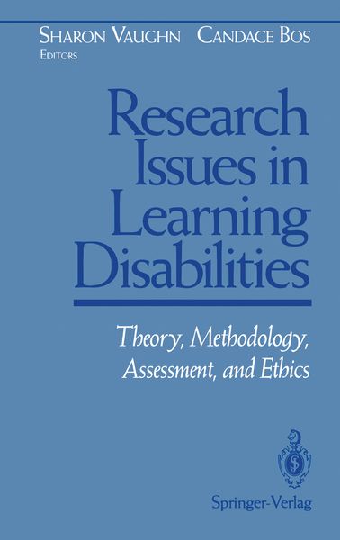 Produktbild: Research Issues in Learning Disabilities