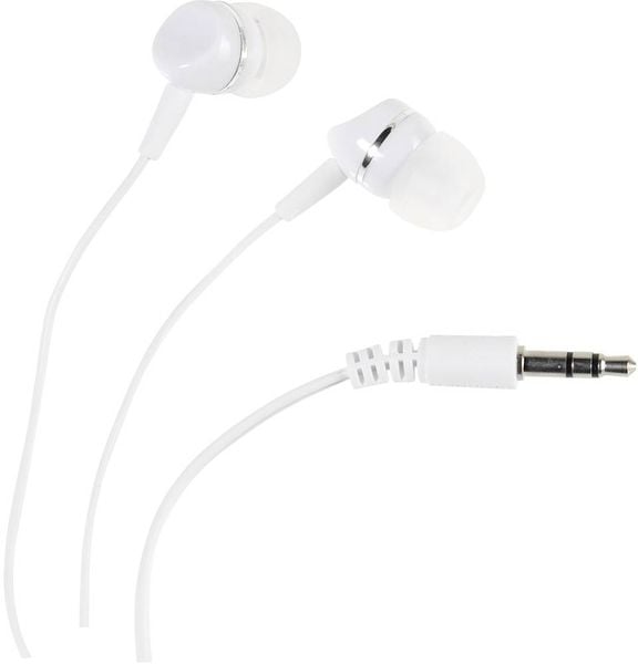 Vivanco SR 3 WHITE In Ear Kopfhörer kabelgebunden Weiß