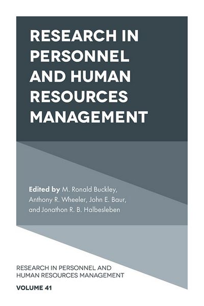 Produktbild: Research in Personnel and Human Resources Management