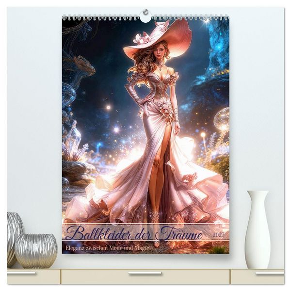 Ballkleider der Träume (hochwertiger Premium Wandkalender 2027 DIN A2 hoch), Kunstdruck in Hochglanz