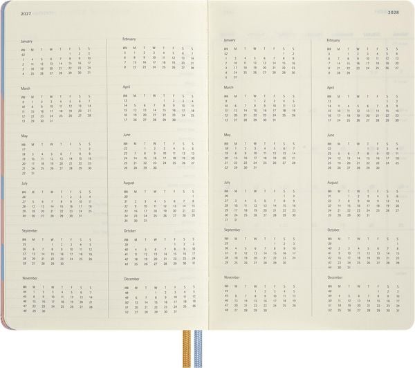 Produktbild: Moleskine Alice im Wunderland 12 Monate Wochen-Notizkalender 2027, L/A5, 1 Wo = 1 Seite, fester Einband