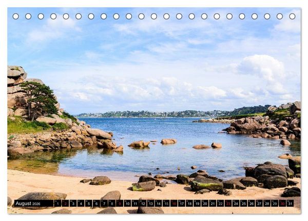 Produktbild: Traumhafte Bretagne (Tischkalender 2026 DIN A5 quer), CALVENDO Monatskalender