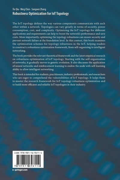 Produktbild: Robustness Optimization for IoT Topology