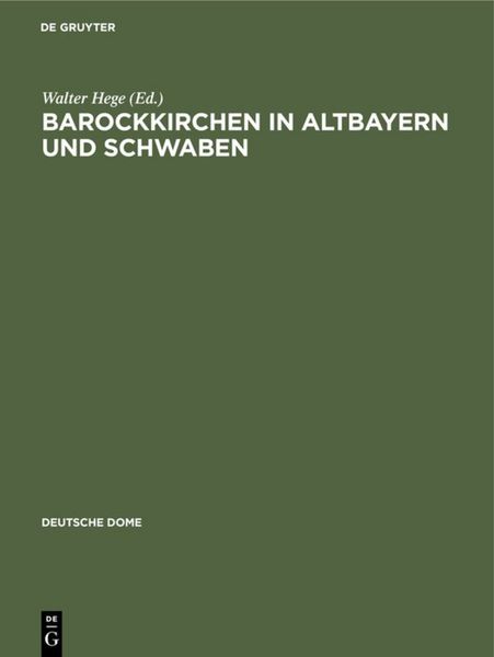 Produktbild: Barockkirchen in Altbayern und Schwaben