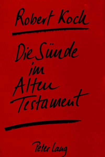 Produktbild: Die S&uuml;nde im Alten Testament