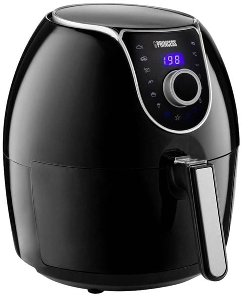 Princess 01.182055.01.001 Heißluft-Fritteuse 5.2 l 1700 W Antihaftbeschichtung, mit Display, Timerfunktion Schwarz