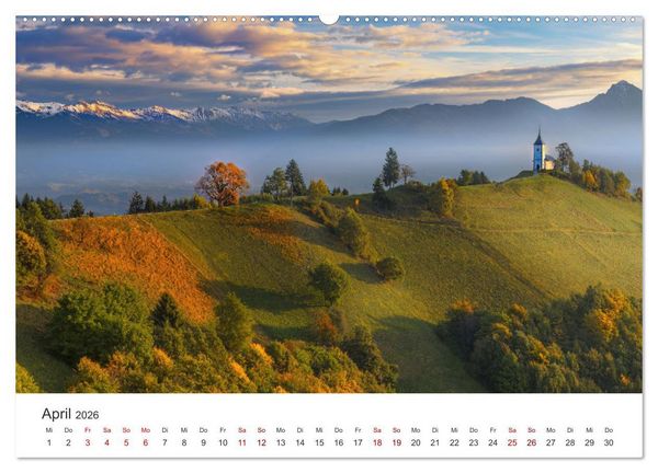 Produktbild: Leidenschaft Landschaften (Wandkalender 2026 DIN A2 quer), CALVENDO Monatskalender