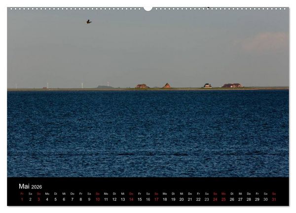 Produktbild: Pellworm 2026 (hochwertiger Premium Wandkalender 2026 DIN A2 quer), Kunstdruck in Hochglanz