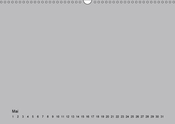 Produktbild: Geburtstags - Bastelkalender - Grau (Wandkalender immerw&auml;hrend DIN A3 quer)