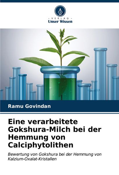 Produktbild: Eine verarbeitete Gokshura-Milch bei der Hemmung von Calciphytolithen